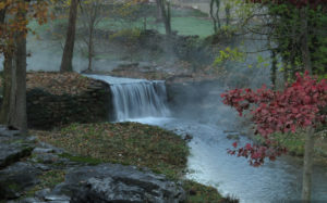 Waterfall in the Fall